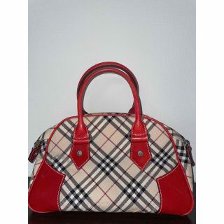 バーバリーブルーレーベル(BURBERRY BLUE LABEL)のバーバリー　手提げバッグ　美品(ハンドバッグ)