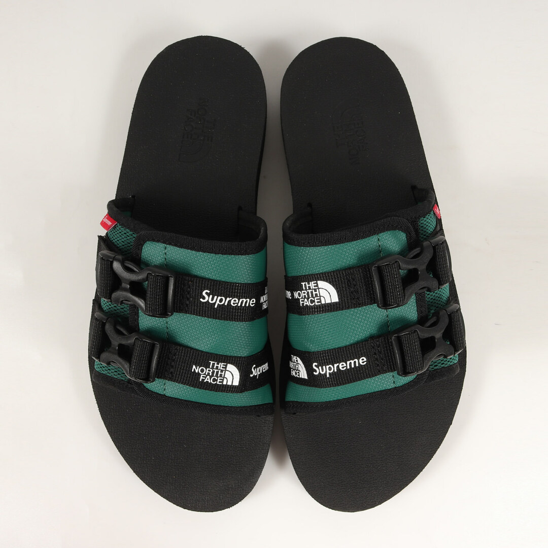 美品 Supreme シュプリーム サイズ:26.0cm 22SS THE NORTH FACE ノースフェイス トレッキング サンダル  Trekking Sandal / NF02253I ダークグリーン US8 シューズ ブランド コラボ 【メンズ】【中古】【美品】