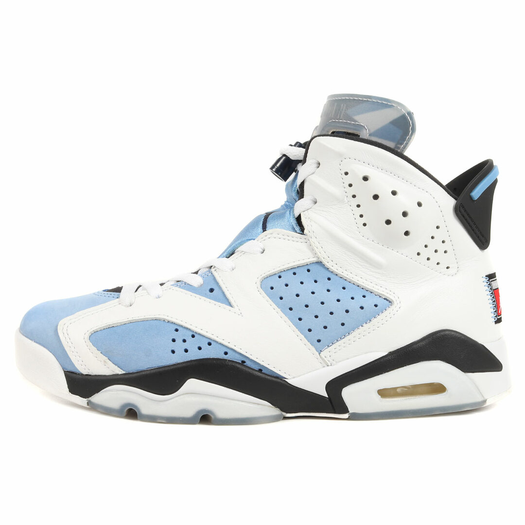 NIKE ナイキ サイズ:27.0cm AIR JORDAN 6 RETRO UNC (CT8529-410) 2020年 エアジョーダン6 レトロ ノースカロライナ大学 ユニバーシティブルー ホワイト US9 スニーカー バッシュ 【メンズ】