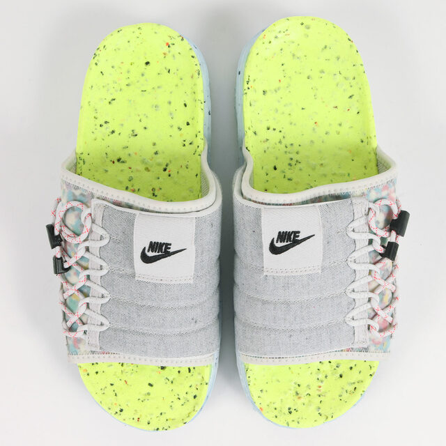 NIKE(ナイキ)のNIKE ナイキ サイズ:27.0cm ASUNA CRATER SLIDE CREAM (DJ4629-001) 2021春夏 アスナ クレーター スライド クリーム サンダル プラチナティント ブラック ボルト US9 ブランド シューズ 【メンズ】【中古】【美品】 メンズの靴/シューズ(サンダル)の商品写真