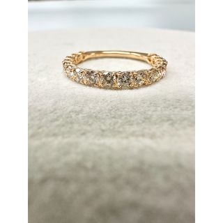 新しいコレクション 新品✨K18PG ピンクゴールド ダイヤ1.00ct 一文字