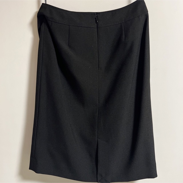 ブラックスーツスカート レディースのスカート(ひざ丈スカート)の商品写真