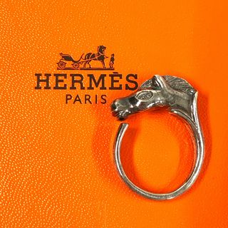 エルメス レアモデル!ヴィンテージ Hモチーフリング シルバー925 49