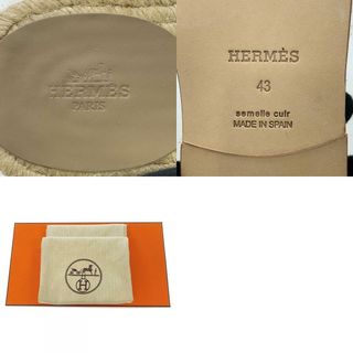 Hermes - エルメス サンダル エスパドリーユ アンティグア メンズ