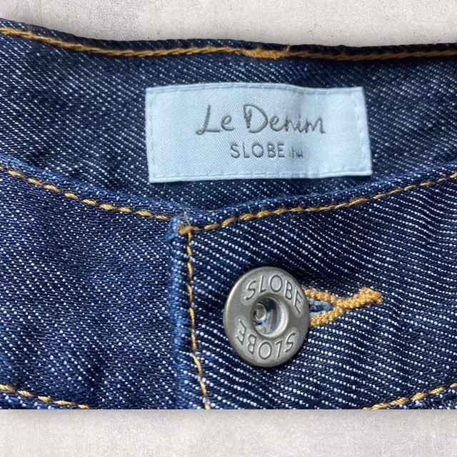 完売SLOBE IENA LE DENIMストレートパンツ 38