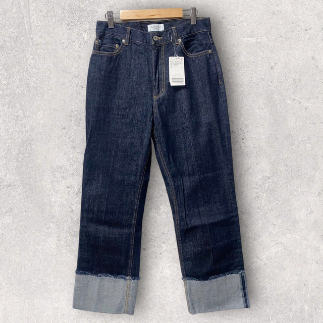 完売SLOBE IENA LE DENIMストレートパンツ 38