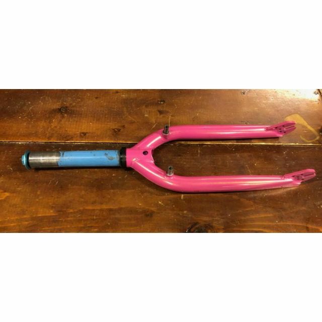 BMX 20インチ用フラットフォーク　 / SUELO FORK / PINK15mmコラム長