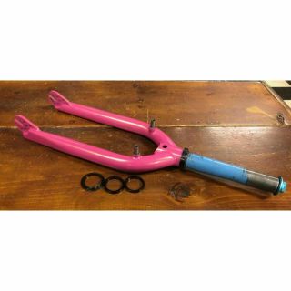 BMX 20インチ用フラットフォーク　 / SUELO FORK / PINK15mmコラム長