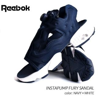 インスタポンプフューリー(INSTAPUMP FURY（Reebok）)のリーボック インスタ ポンプフューリー サンダル ネイビー  27cm(サンダル)