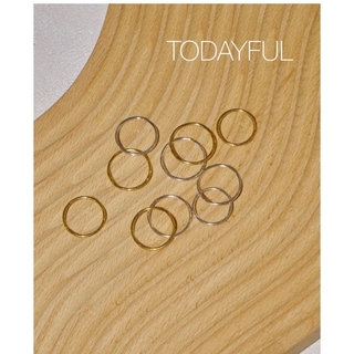 トゥデイフル(TODAYFUL)のTODAYFUL Thin Ring 5 Set (Silver 925)(リング(指輪))