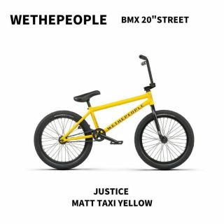 BMXストリート WETHEPEOPLE JUSTICE MATT YELLOW(自転車本体)