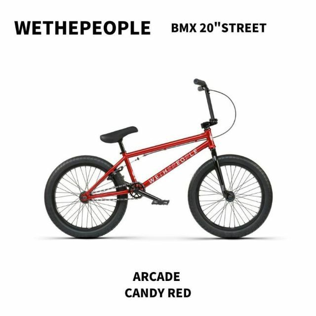 BMXストリート20" WETHEPEOPLE ARCADE CANDY REDbmxstreet