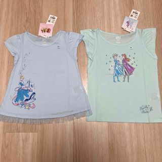 ユニクロ(UNIQLO)の【ラスト1セット】ユニクロ ディズニー　Tシャツ(Tシャツ/カットソー)