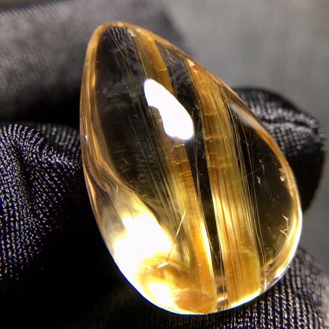 ⭐︎【天然】タイチンクオーツ ルース 5.9g 【天然】タイチンクオーツ ルース 19.5mm10.2g
