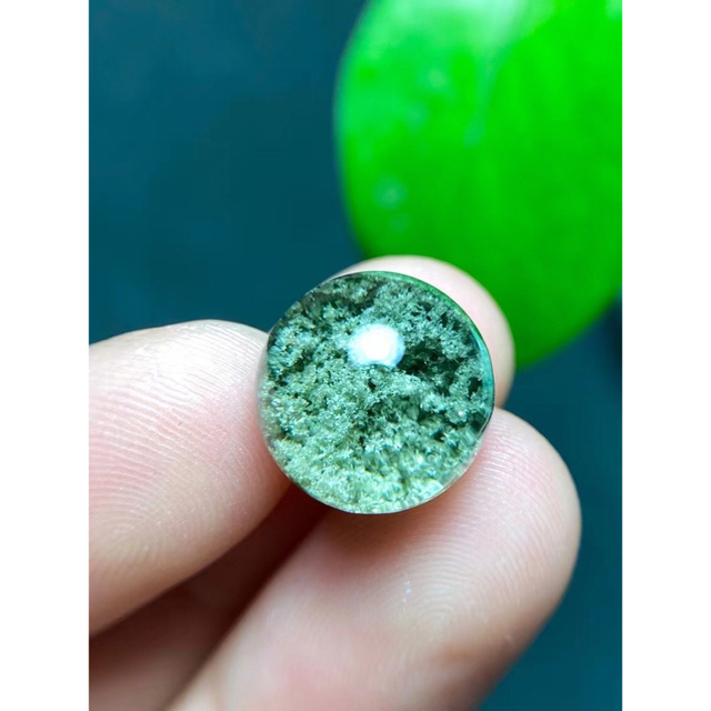 ⭐︎【天然】グリーン ガーデン クォーツ 丸玉 11.6mmのサムネイル