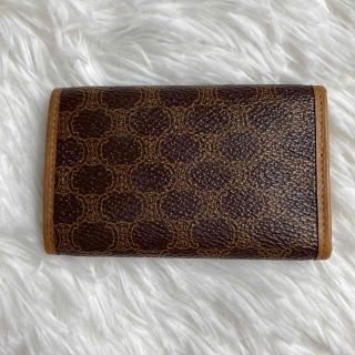 CELINE セリーヌ　トリオンフゴールド金具　マカダム柄 　6連キーケース