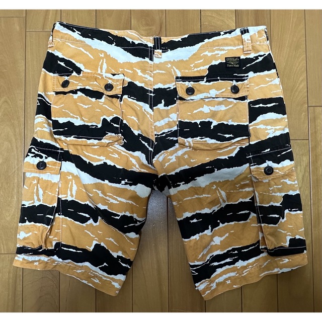 新作入荷!!】 GOOD カーゴハーフパンツ(L)(XL)(93cm) タイガーカモ OL