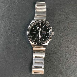 SEIKO - 極美品✨SEIKO セイコー ワールドタイム ブラック シルバー