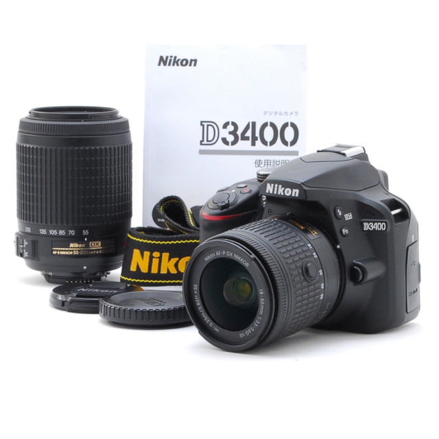 Nikon - ダブルレンズ、コンディション の極上品 ️Nikon D3400 BLACKの通販 by T’sCameraShop｜ニコンならラクマ