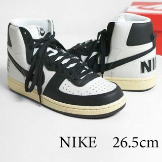 ナイキ(NIKE)の未使用 NIKE TERMINATOR HIGH PRM  スニーカー 白黒(スニーカー)