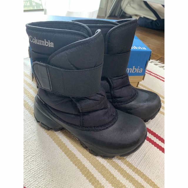 patagonia(パタゴニア)のPatagonia　キッズブーツ　スノーシューズ　黒　19cm キッズ/ベビー/マタニティのキッズ靴/シューズ(15cm~)(ブーツ)の商品写真