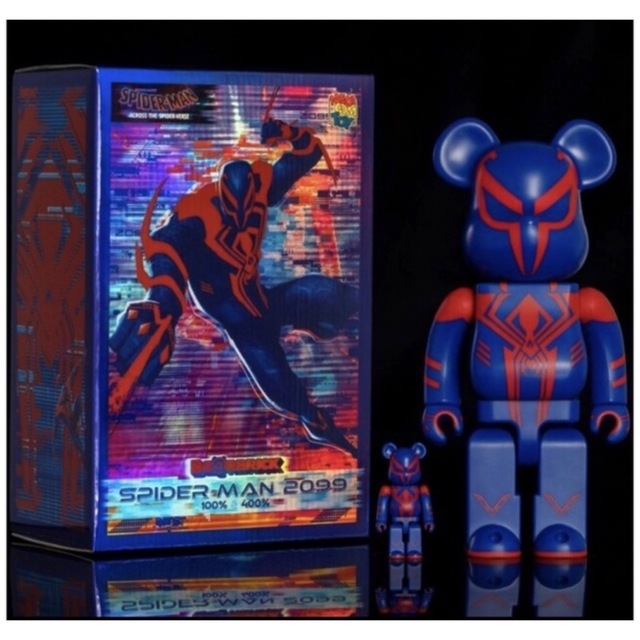 BE@RBRICK SPIDER-MAN 2099 100 400% ムビチケ付