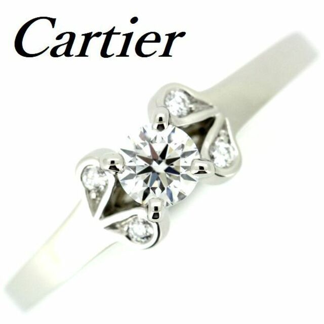 Cartier(カルティエ)のカルティエ バレリーナ ダイヤリング 0.23ct D-VVS1-3EX #51 レディースのアクセサリー(リング(指輪))の商品写真