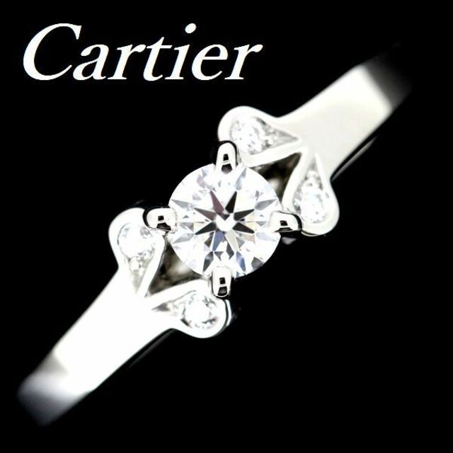 Cartier(カルティエ)のカルティエ バレリーナ ダイヤリング 0.23ct D-VVS1-3EX #51 レディースのアクセサリー(リング(指輪))の商品写真