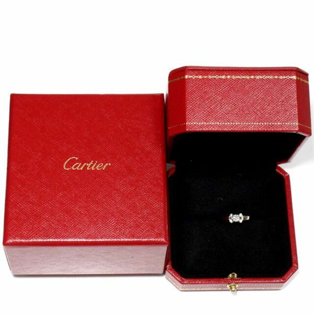 Cartier(カルティエ)のカルティエ バレリーナ ダイヤリング 0.23ct D-VVS1-3EX #51 レディースのアクセサリー(リング(指輪))の商品写真
