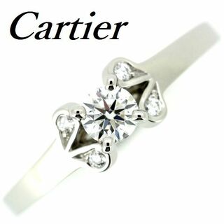 カルティエ(Cartier)のカルティエ バレリーナ ダイヤリング 0.23ct D-VVS1-3EX #51(リング(指輪))