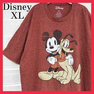 ディズニー(Disney)のDisneyディズニーミッキーマウスプルート キャラクターTシャツtシャツXL(Tシャツ/カットソー(半袖/袖なし))