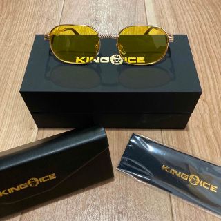 【supremer様用】kingice【新品未使用】キルティング イエロー(サングラス/メガネ)