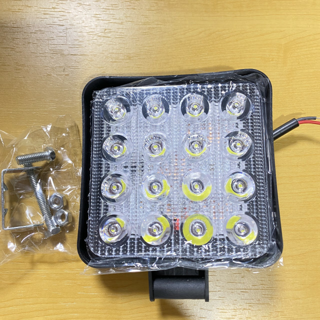 有名人芸能人】 led 作業灯 ワークライト 補助灯 2個セット 広角 48W 投光器 防水