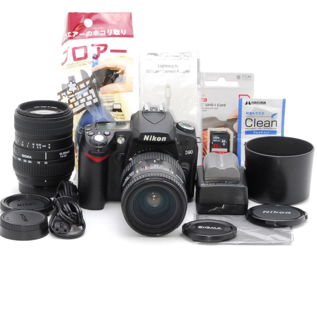 ダブルレンズ、高機能、使い勝手抜群の大満足セット❤️Nikon D90