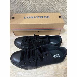 コンバース(CONVERSE)のコンバース　スニーカー　ブラック　モノクローム(スニーカー)