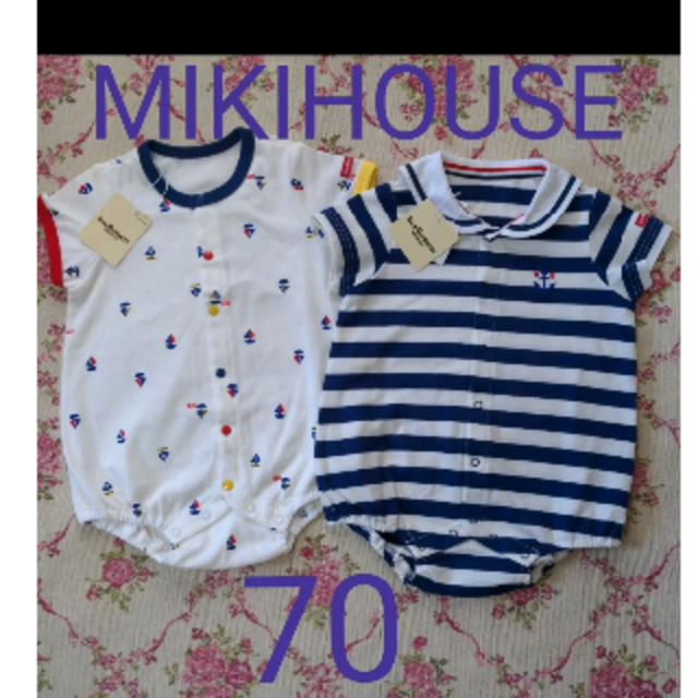 mikihouse - 【新品】MIKIHOUSE ロンパース 70cmの通販 by aaa ...
