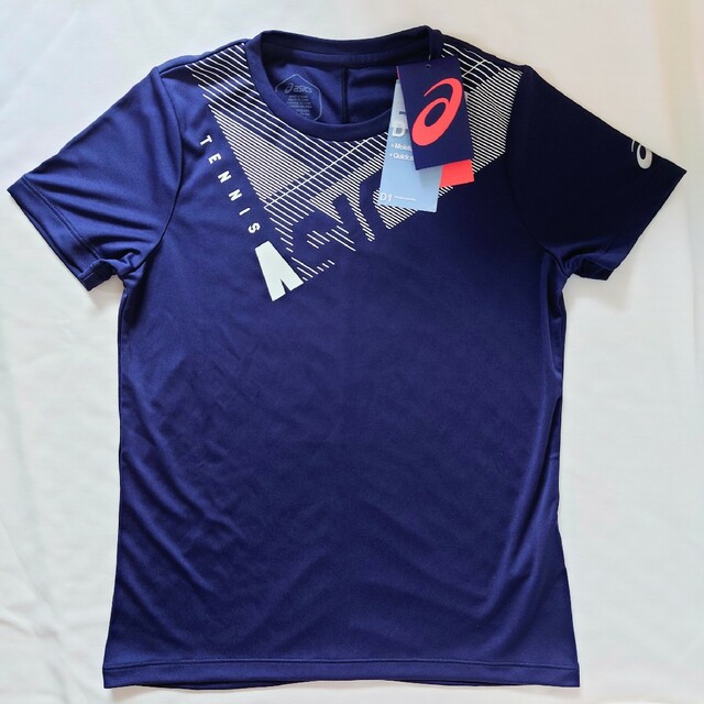 asics(アシックス)の【新品】アシックス　テニスTシャツ　XS レディースのトップス(Tシャツ(半袖/袖なし))の商品写真