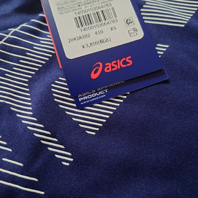 asics(アシックス)の【新品】アシックス　テニスTシャツ　XS レディースのトップス(Tシャツ(半袖/袖なし))の商品写真