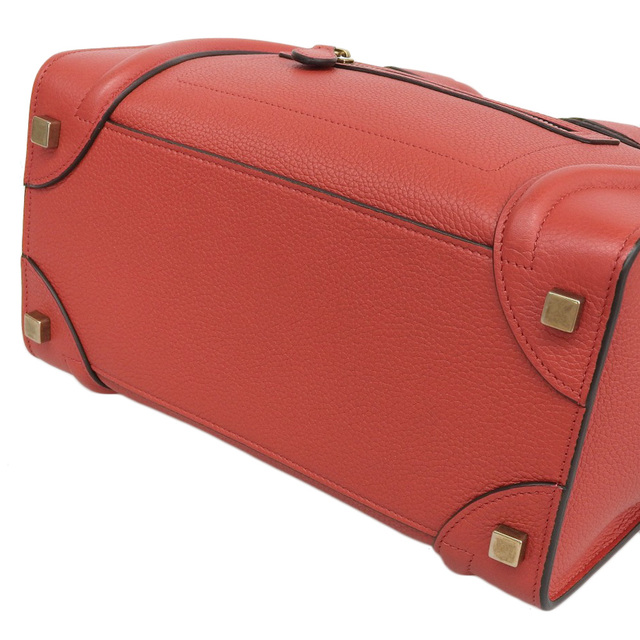 本物保証】 超美品 セリーヌ CELINE ラゲージ マイクロ ハンドバッグ