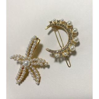 タサキ(TASAKI)のヘアーアクセサリー　2つセットです。(バレッタ/ヘアクリップ)