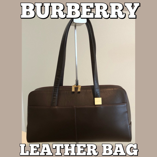 BURBERRY(バーバリー)の■Burberry■バーバリー/ハンドバッグ/レザー/チェック/ショルダーバッグ レディースのバッグ(ハンドバッグ)の商品写真