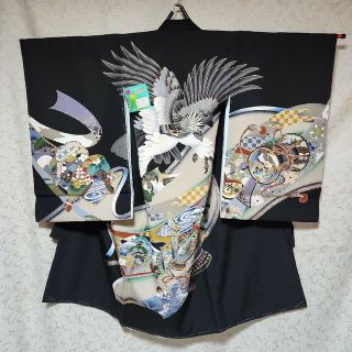 603 正絹 男児 お宮参り 祝着 きものの通販 by mimi's shop|ラクマ