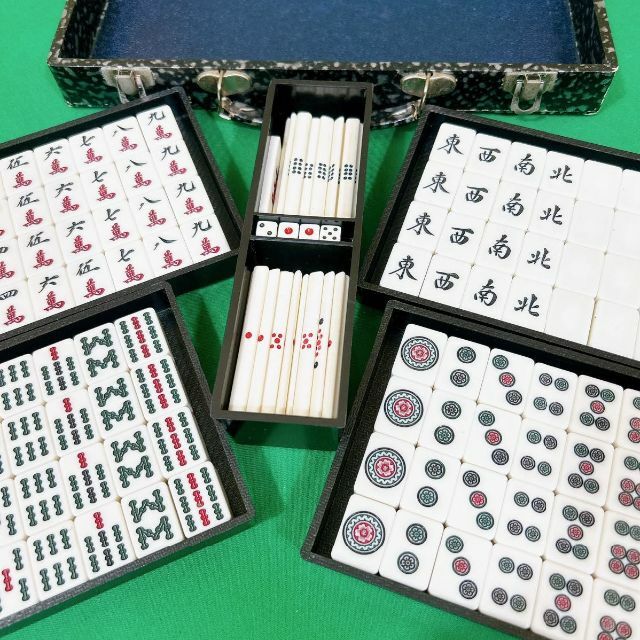 市川屋、麻雀牌 5本羽 背赤 希少 No.087 | legaleagle.co.nz
