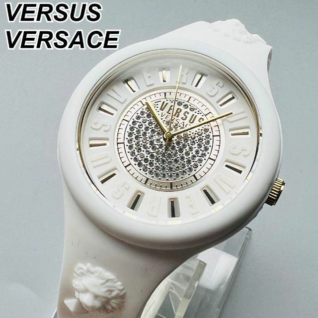 ヴェルサス ヴェルサーチ ベルサーチ 腕時計 ユニセックス ホワイト 新品 白色