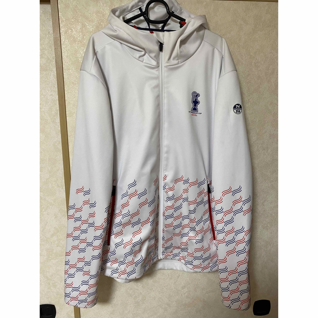 PRADA NORTH SAILS ナイロンジャケット 総柄 フード-