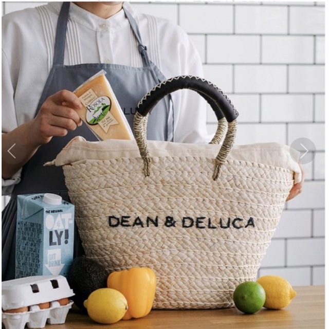 DEAN＆DELUCA × BEAMS COUTURE 保冷カゴバッグ 大バッグ