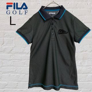 フィラ(FILA)のFILA GOLF/フィラゴルフ　半袖ポロシャツL　韓国女優スタイル　ポップ(ウエア)