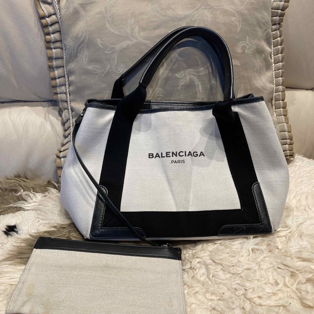 ❤️BALENCIAGA❤️ バレンシアガ ネイビーカバス トートバッグ