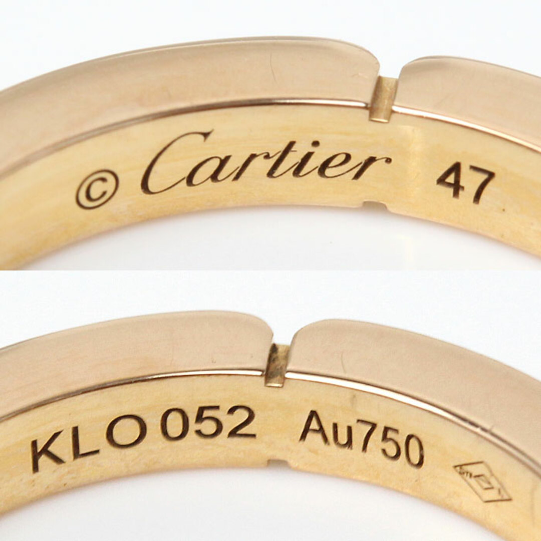 Cartier(カルティエ)のCARTIER カルティエ K18PG ピンクゴールド マイヨン パンテール ウェディング リング・指輪 B4079847 7号 47 3.7g レディース【中古】【美品】 レディースのアクセサリー(リング(指輪))の商品写真