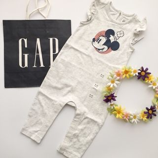 ベビーギャップ(babyGAP)の新品♡今期♡baby gap♡ミニー♡ディズニー/プティマイン/ザラベビー/他(カバーオール)